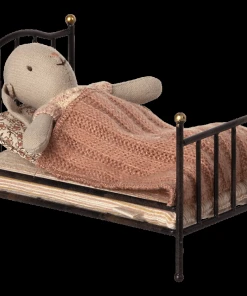 Maileg Mouse Vintage Bed Anthracite