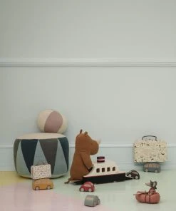 Maileg Safari Friends Medium Rhino Dusty Blue