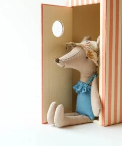 Maileg Beach Mice - Mum In Cabin De Plage