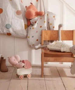 Maileg Coral Pram, Micro -Toy