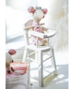Maileg White Wooden High Chair