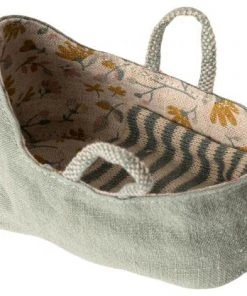 Maileg Mini Fabric Carrycot with Handles