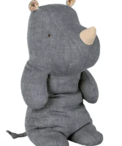 Maileg Medium Blue Rhino Safari Friends Toy