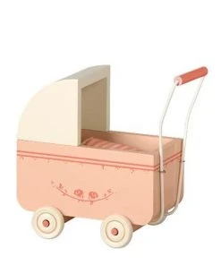 Maileg Carrito Madera Rosa "Micro"