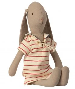 Maileg Bunny In Striped Dress Size 2