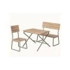 Maileg Garden Set, Table With Chair And Bench