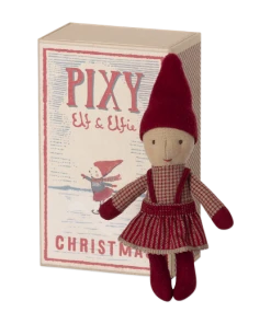 Maileg Pixy Elfie in Matchbox