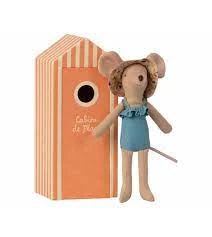 Maileg Cabina De Playa Con Mamá