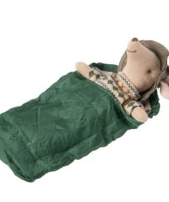 Maileg Hiker Big Brother Mouse in His Pneumatic Boat