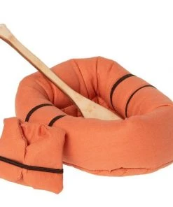 Maileg Hiker Big Sister Mouse and His Pneumatic Boat