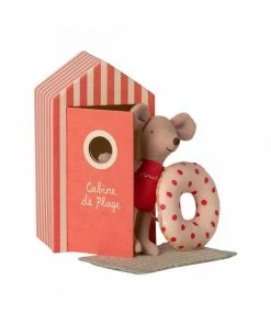 Maileg Cabina De Playa Con Hermana Pequeña