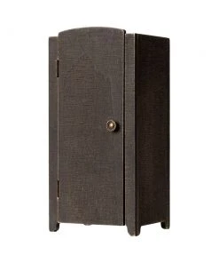 Maileg Vintage Closet with Hangers Mini Anthracite