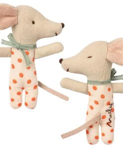 Maileg Sleepy Wakey Baby Girl Mouse in Box