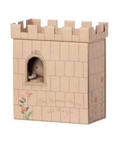 Maileg Big Sister Mouse Princess and The Pea Pink