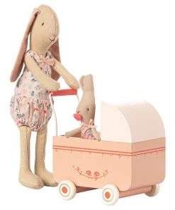 Maileg Carrito Madera Rosa "Micro"