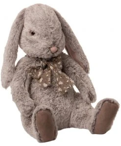 Maileg Fluffy Bunny Rabbit Plush Toy Grey