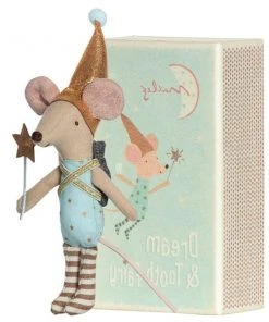 Maileg Perez Mouse in Matchbox Toy