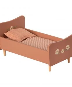 Maileg Wooden Bed - for Mini Mice and Rabbits - Rose Pink