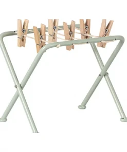 Maileg 10cm Metal Drying Rack with Pegs