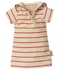 Maileg Bunny In Striped Dress Size 2