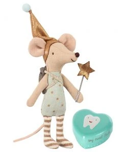 Maileg Tooth Fairy Big Brother Mouse with Metal Box