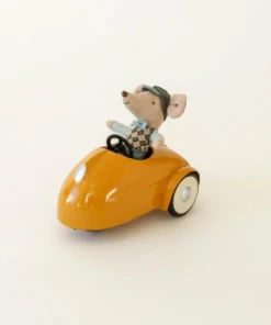 Maileg Mouse With Car Garage Toy