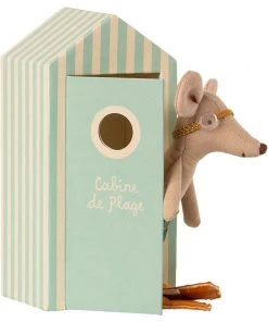 Maileg Big Brother Mouse In His Beach Cabin Toy