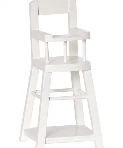 Maileg Off White Wood High Chair for Micro