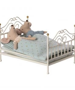 Maileg Vintage Bed, Micro - Off white