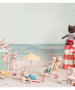 Maileg Cabina De Playa Con Hermano Pequeño