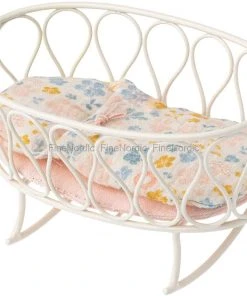 Maileg Cradle W Sleeping Bag Micro Off-White