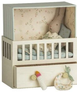 Maileg Baby Room with Micro Rabbit