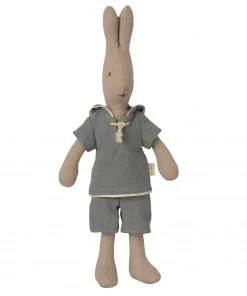 Maileg Rabbit size 1, Sailor - Dusty blue