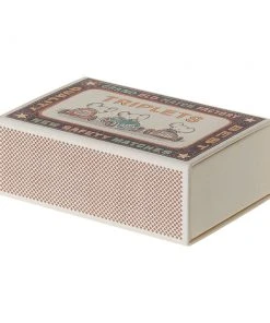 Maileg Triplets, Baby Mice In Matchbox