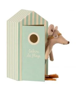 Maileg Cabina De Playa Con Hermano Mayor