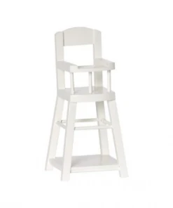 Maileg White Wooden High Chair