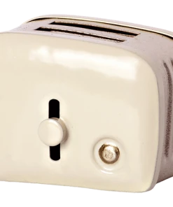 Maileg Grille pain & pain miniature - Blanc cassé