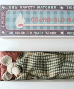 Maileg Grandma Grandpa Mice In Matchbox